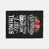 vriendschap het is een miljoen weinig fleece deken (Voorkant (Horizontaal))