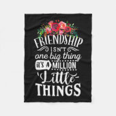 vriendschap het is een miljoen weinig fleece deken (Voorkant)