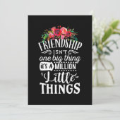 vriendschap het is een miljoen weinig kaart (Staand voorkant)