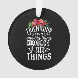 vriendschap het is een miljoen weinig ornament