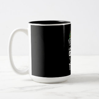 vriendschap het is een miljoen weinig tweekleurige koffiemok