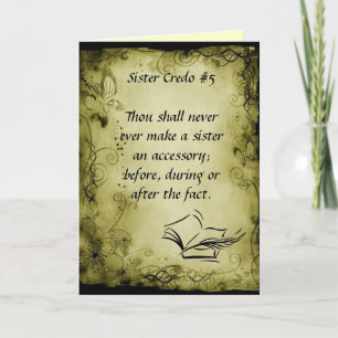 Vriendschap-het spijt me kaart