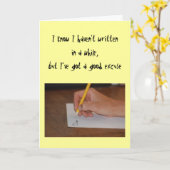 Vriendschap - Ik weet dat ik al een tijdje niet he Kaart (Gele Bloem)