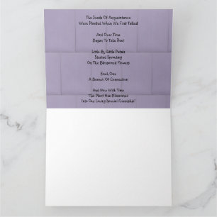 vriendschap in Bloom Kaart