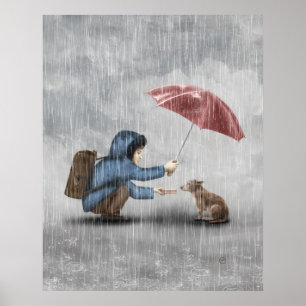 Vriendschap in een hapje poster