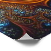 Vriendschap in Fractal Lijsten: een prachtige kuns Poster (Hoek)