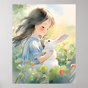 Vriendschap in natuur poster