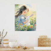 Vriendschap in natuur poster (Keuken)