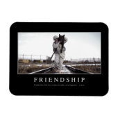 Vriendschap: Inspirerend prijsopgave Magneet (Horizontaal)