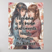 Vriendschap Inspirerend Quotes Poster (Voorkant)