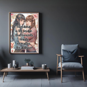 Vriendschap Inspirerend Quotes Poster