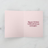 Vriendschap is de beste kerstman kaart (Binnen)