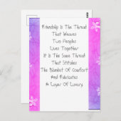 Vriendschap is de das briefkaart (Voorkant / Achterkant)