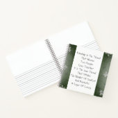 Vriendschap is de draad (donkere versie) notitieboek (Binnen)