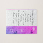 Vriendschap is de draad legpuzzel (Horizontaal)