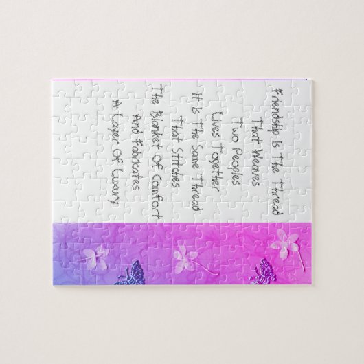 Vriendschap is de draad legpuzzel (Horizontaal)