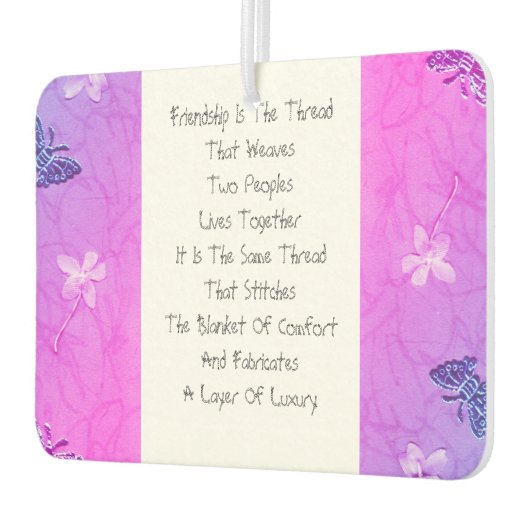 Vriendschap is de draad luchtverfrisser (Links)