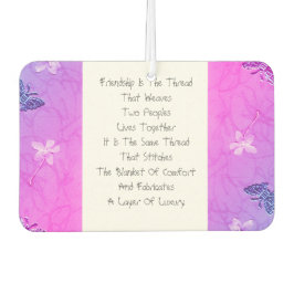 Vriendschap is de draad luchtverfrisser