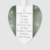 Vriendschap is de draad ornament (voorkant)