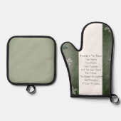 Vriendschap is de draad ovenwant & pannenlap set (Voorkant)