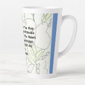 vriendschap is de sleutel latte mok (Rechts)