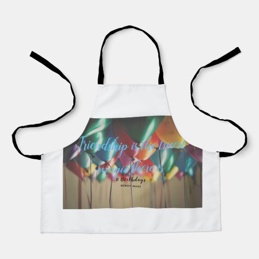 "Vriendschap is de ware magie die er is" Schort (Voorkant)