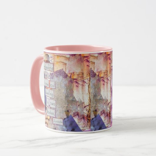 Vriendschap is één enkele Mok (Voorkant links)