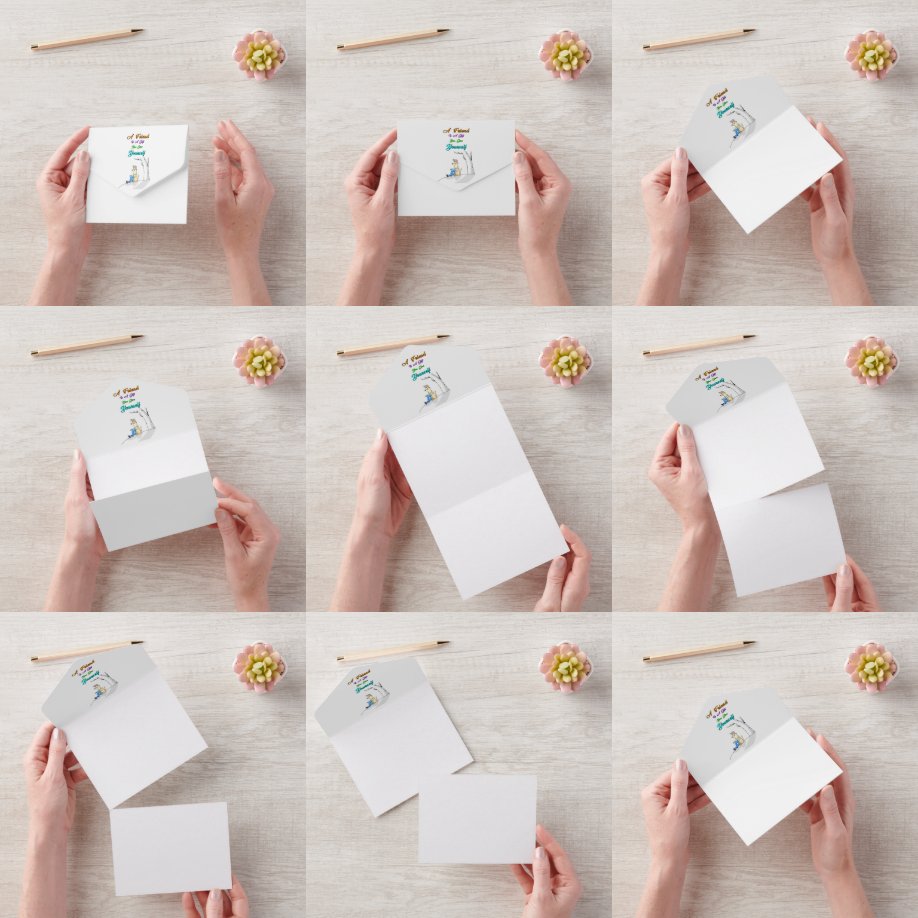 Vriendschap is een Geschenk dat je jezelf geeft Ho All In One Uitnodiging