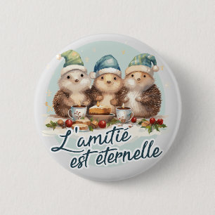Vriendschap is eeuwig ronde button 5,7 cm