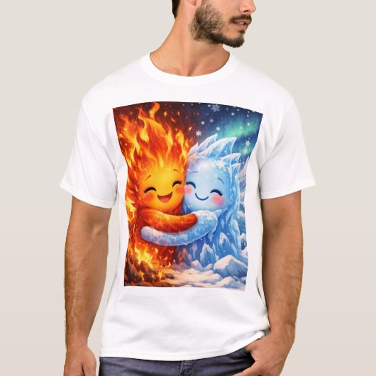 Vriendschap is elementair t-shirt (Voorkant)