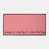 "Vriendschap is geen groot ding..." Sentimentaal Bureaumat (Voorkant)