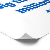 Vriendschap is geen groot ding - vriendschappelijk poster (Hoek)