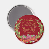 Vriendschap is het beste deel van de boekenclub magneet (Voorkant / Achterkant)