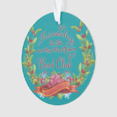 Vriendschap is het beste deel van de feestdag in d ornament (voorkant)