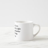 Vriendschap is het lef   espresso kop (Rechts)