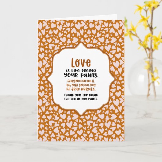 Vriendschap is net als je Valentijn Fun pingelen Kaart (Gele Bloem)