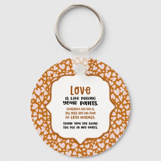 Vriendschap is net als je Valentijn Fun pingelen Sleutelhanger (Voorkant)