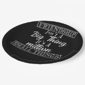 Vriendschap is_t een groot ding het_is een miljoen papieren bordje (Gekanteld)