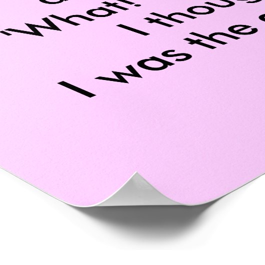 "Vriendschap is vervelen op dat moment, als er een Poster (Hoek)