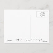 Vriendschap is zeldzaam dan Liefde Briefkaart (Achterkant)