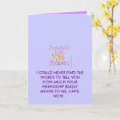 vriendschap kaart (Gele Bloem)