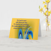 vriendschap kaart (Gele Bloem)