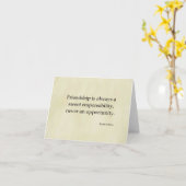 vriendschap kaart (Gele Bloem)