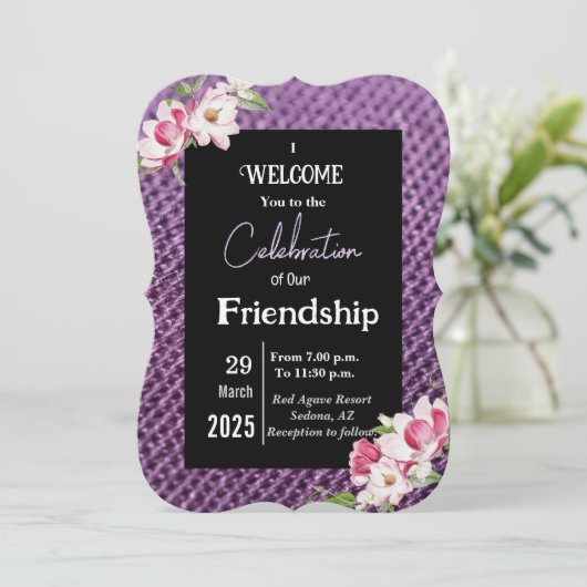 vriendschap kaart (Staand voorkant)