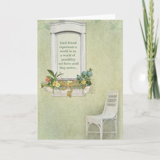 vriendschap kaart (Voorkant)
