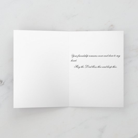 Vriendschap Kaart (Binnen)