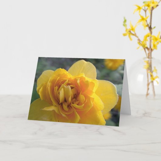 vriendschap kaart (Gele Bloem)