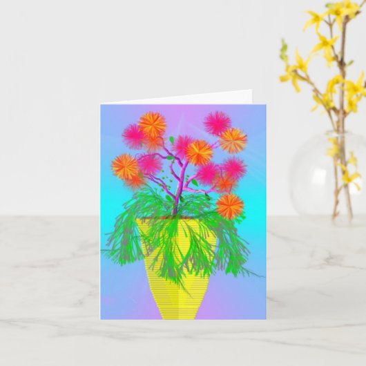 Vriendschap Kaart (Gele Bloem)