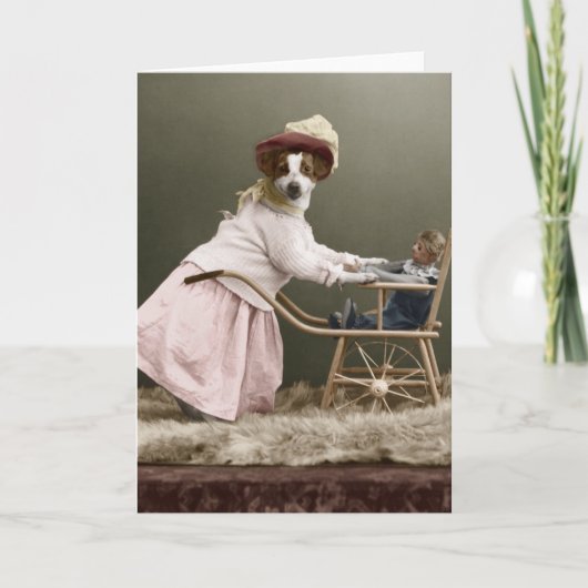 Vriendschap Kaart - Grappig hondje! (Voorkant)