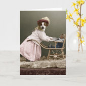 Vriendschap Kaart - Grappig hondje! (Gele Bloem)